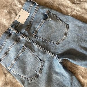 AGOLDE MID RISE ANKLE JEANS